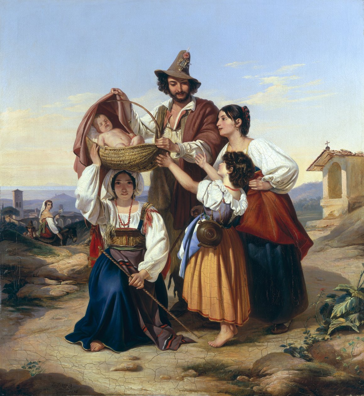 Italiensk boskapsskötare, 1835 av Leopold Pollak