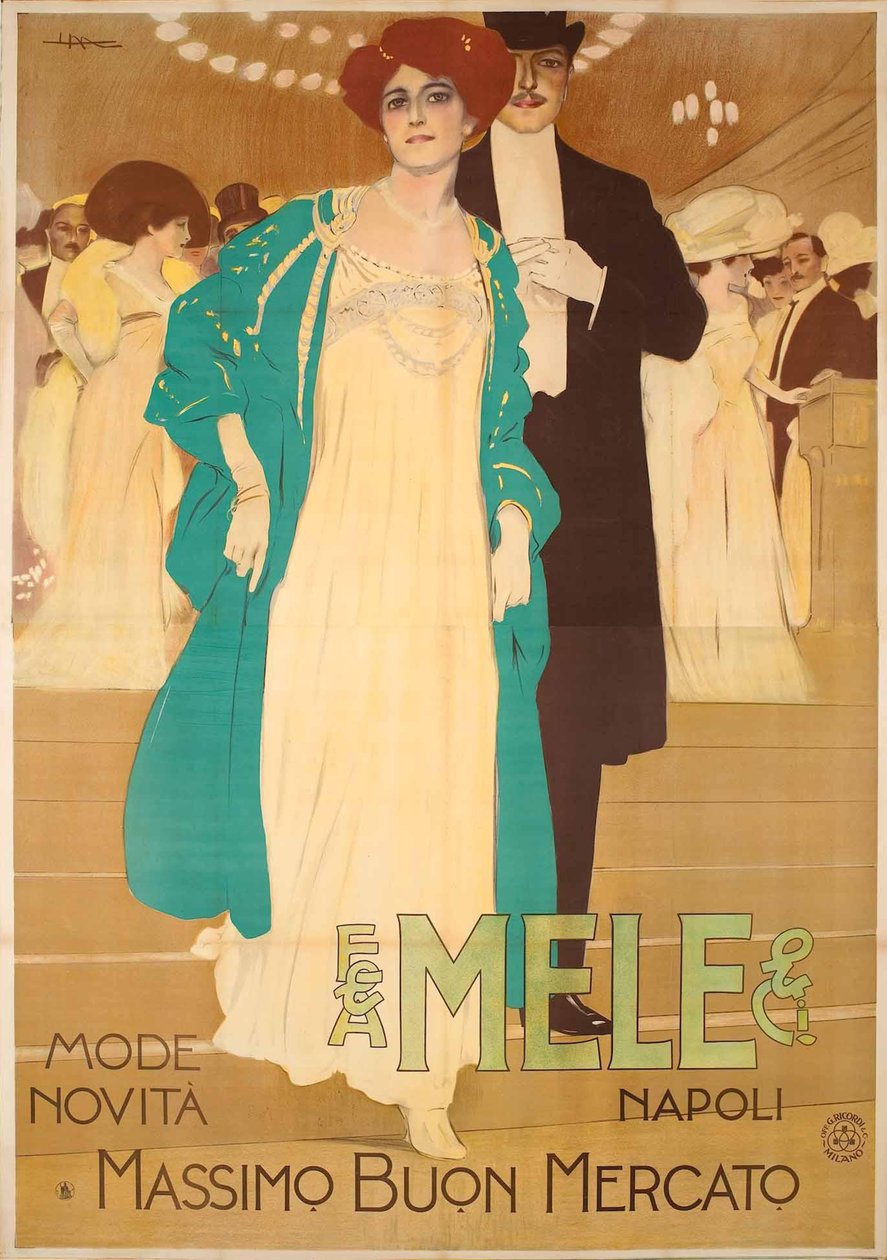 Mele Mode Novelty, 1909. av Leopoldo Metlicovitz