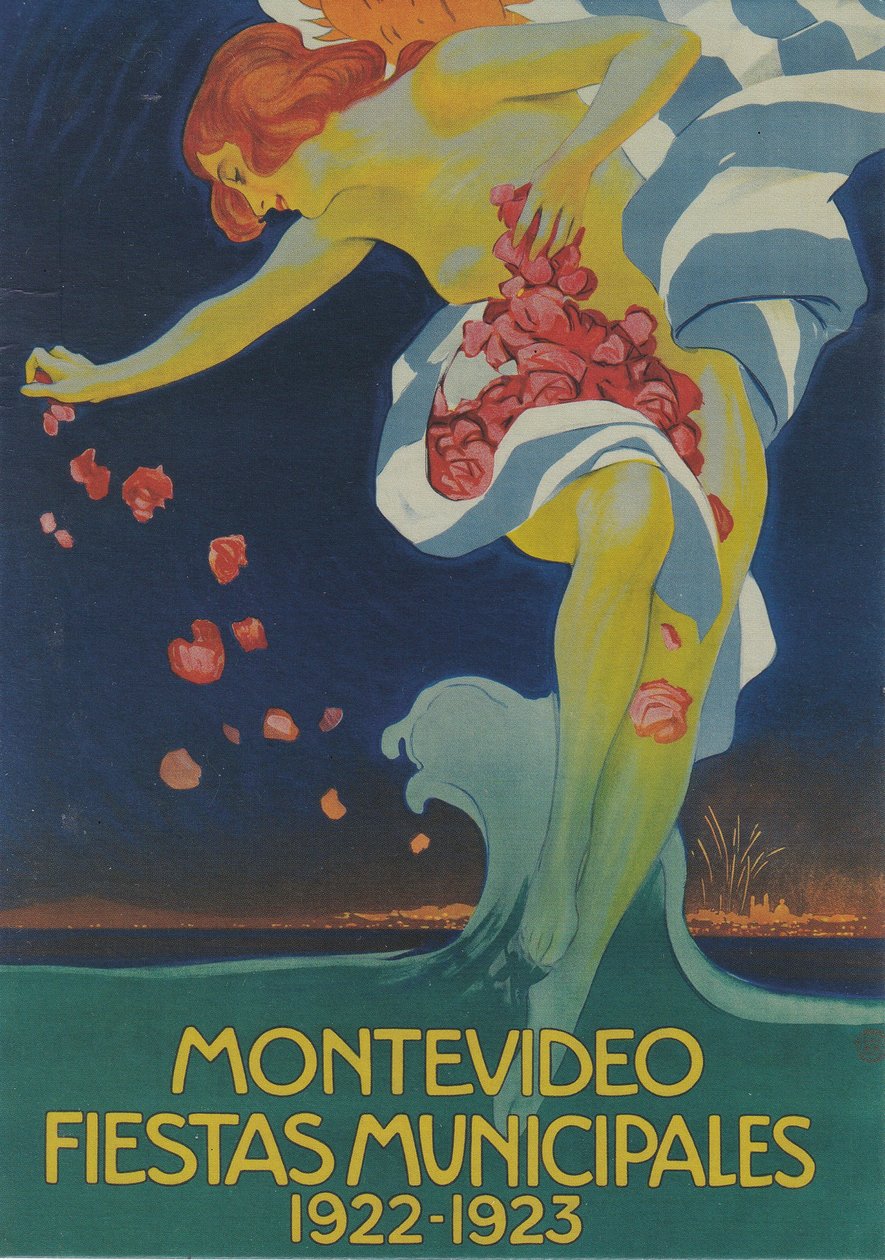 Montevideo kommunala festivaler, 1922. av Leopoldo Metlicovitz