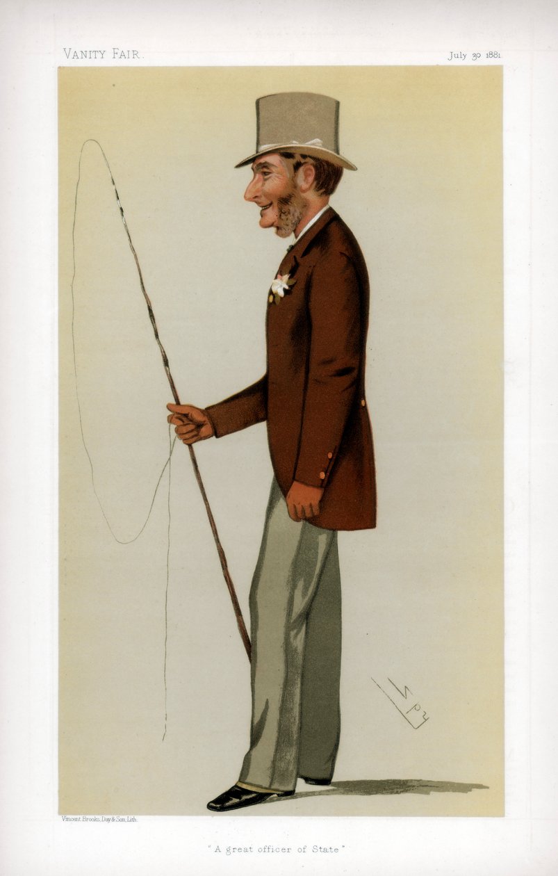 En stor statsofficer, 1881 av Leslie Matthew Ward
