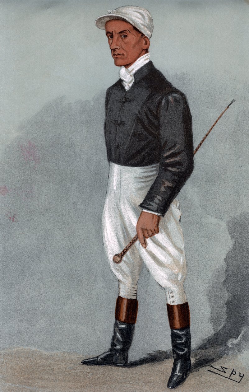 Fred Rickaby, engelsk jockey 1901. av Leslie Matthew Ward