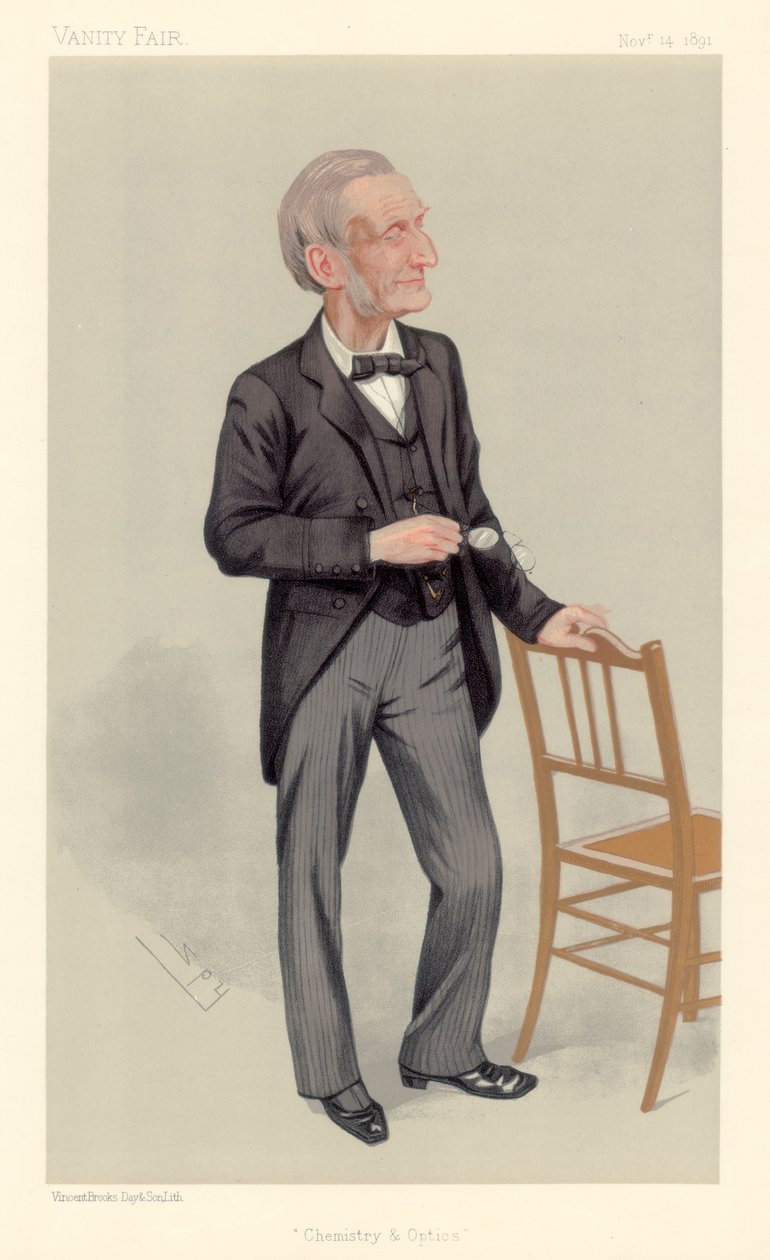 John Hall Gladstone, engelsk kemist, 1891 av Leslie Matthew Ward