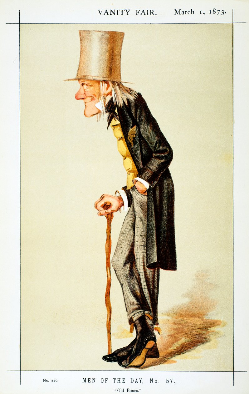 Richard Owen, brittisk zoolog, 1873 av Leslie Matthew Ward