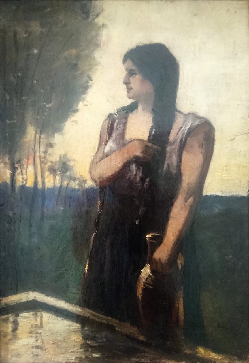 Rebecca vid brunnen av Lesser Ury