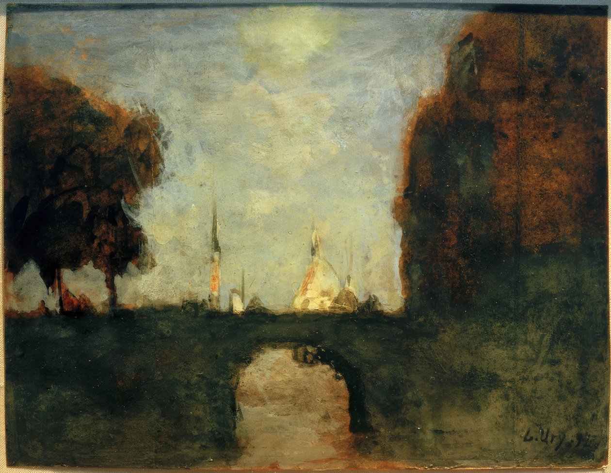 Stad i månskenet av Lesser Ury