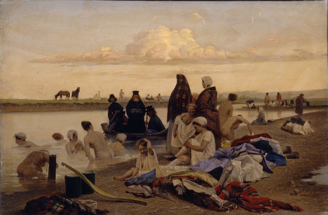 Munkar. Felstrandad, 1870-talet av Lev Grigoryevich Solovyev