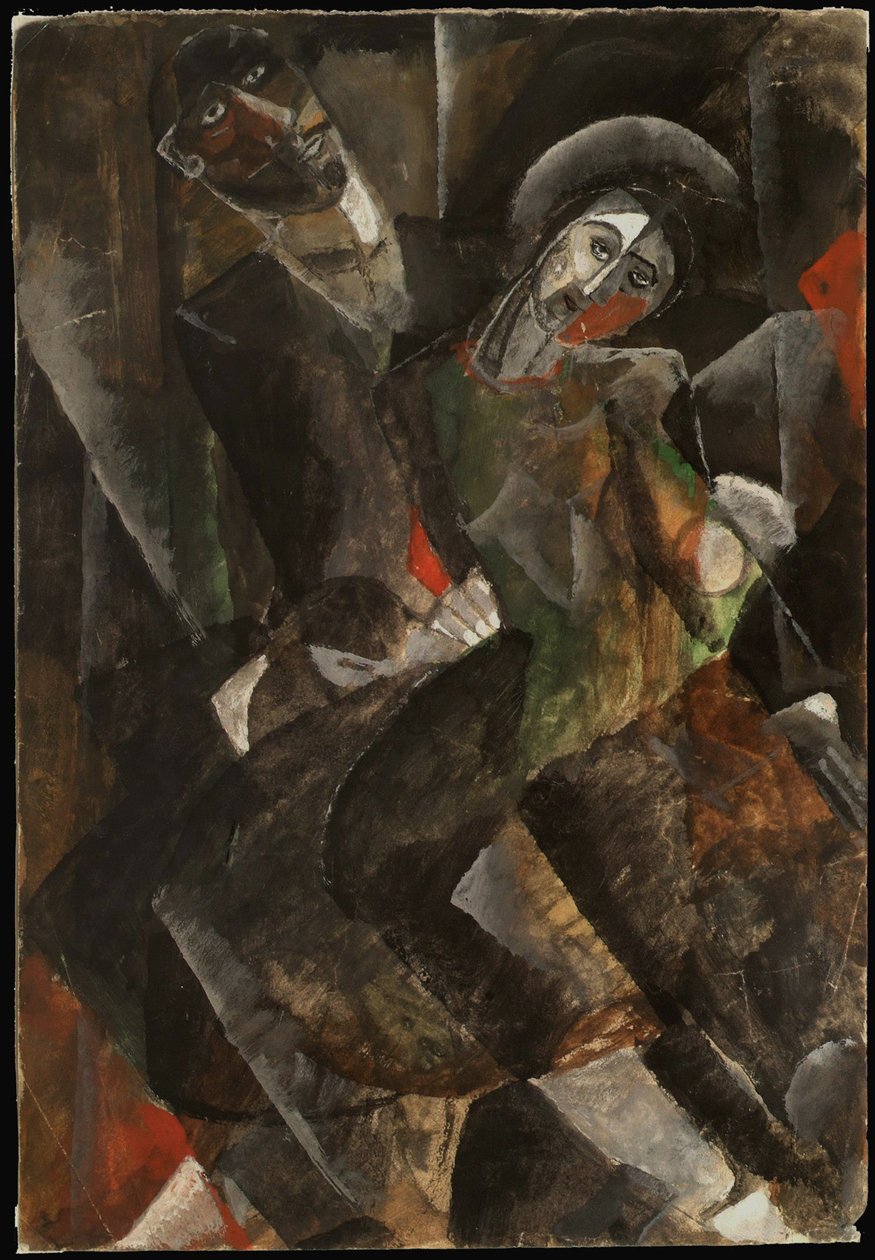 På knäna, 1920-tal. av Lev Solomonovich Galperin