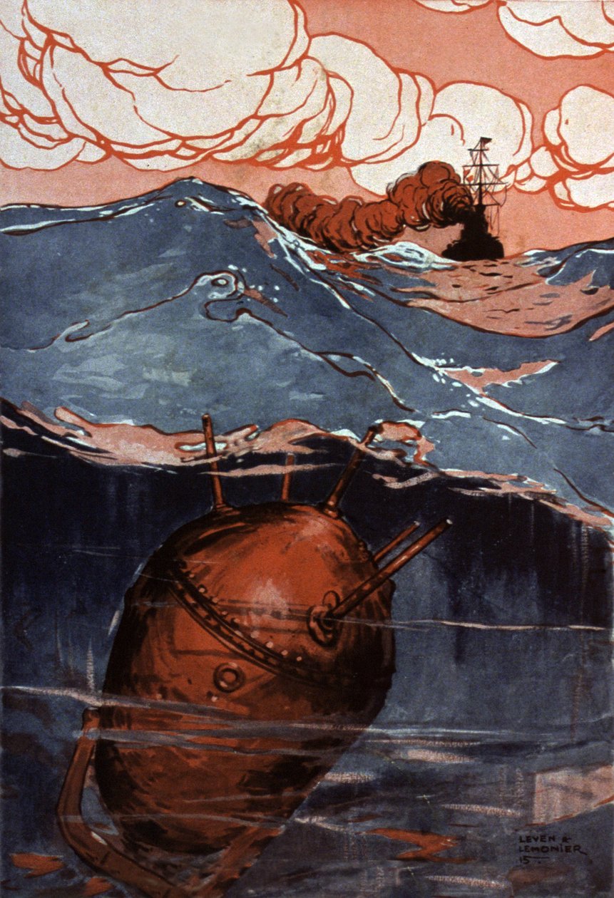 WW1: Marin mina av Leven & Lemonier