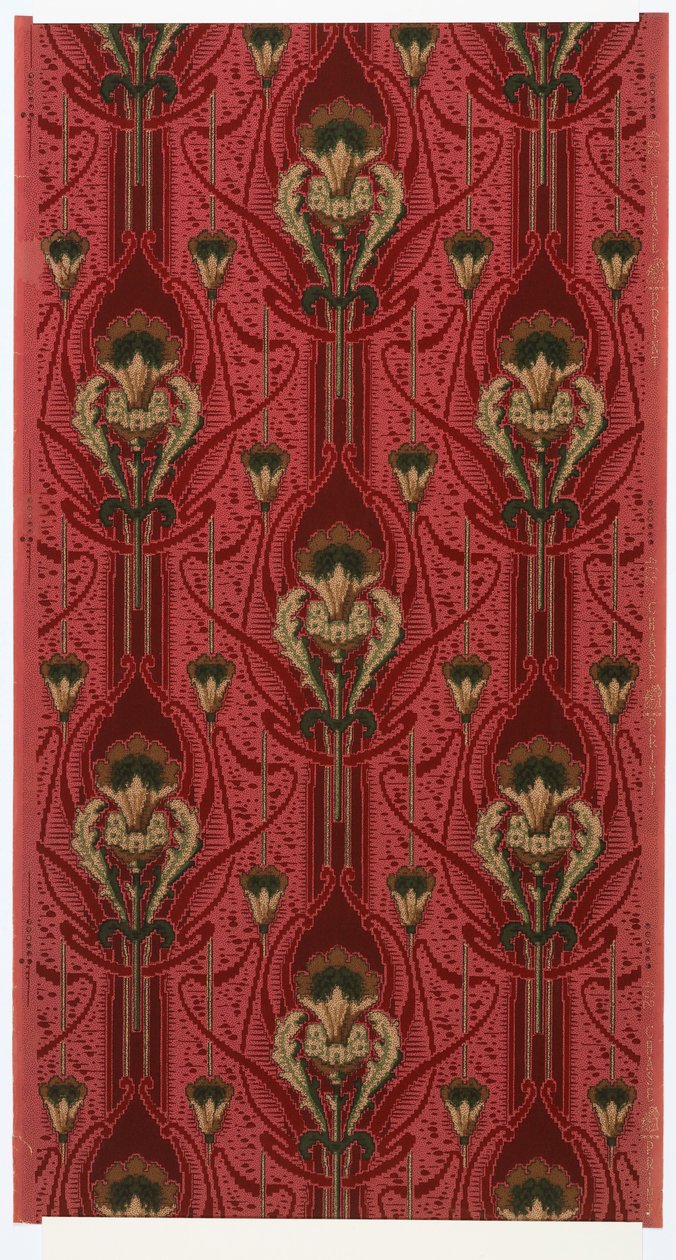 Sidovägg av Lewis Chase Wall Paper Company