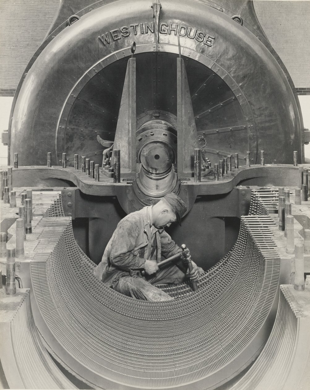 Turbinens hjärta av Lewis W. Hine