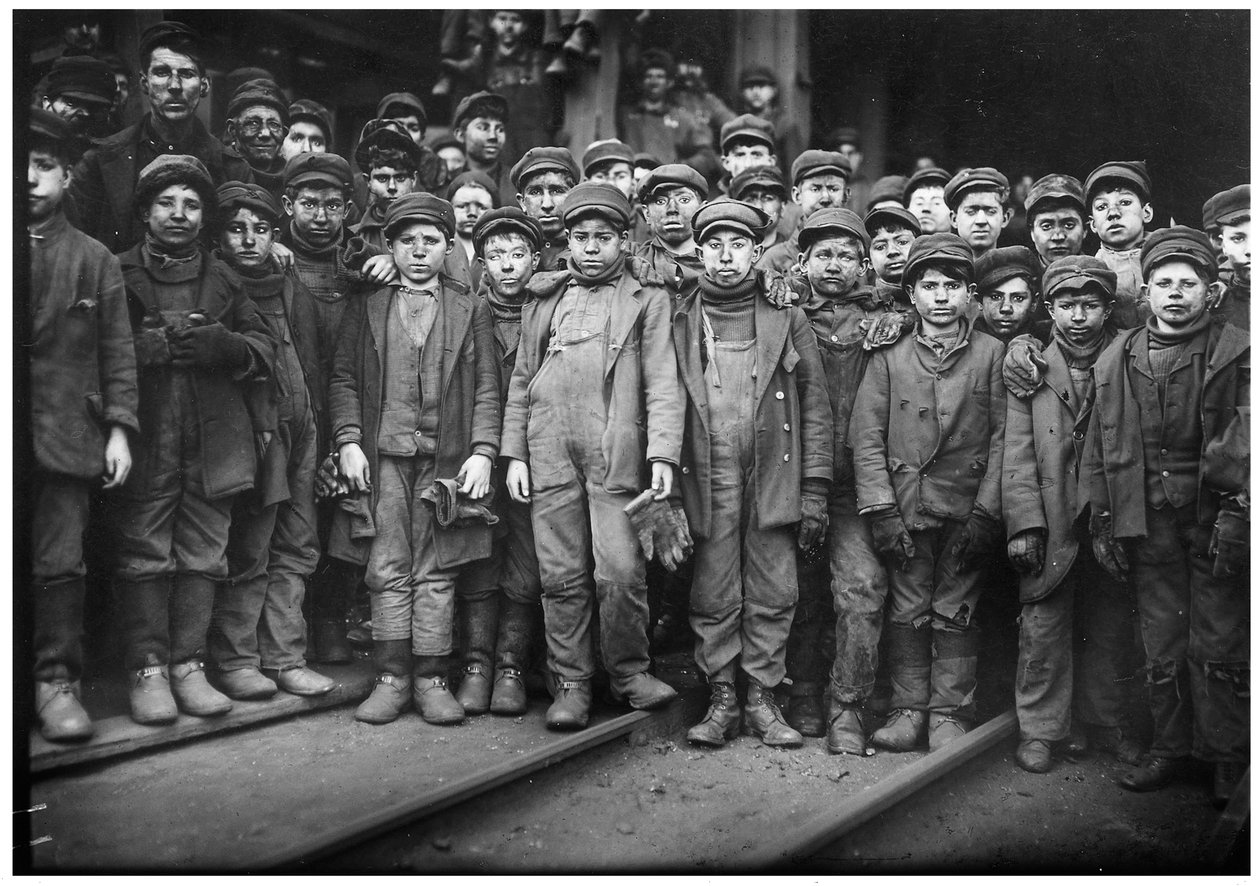 Breaker Boys Pittston PA c.1911 av Lewis Wickes Hine