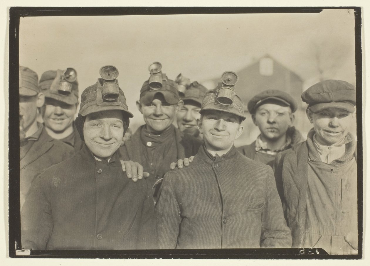 Brytare i kolgruva i Pennsylvania av Lewis Wickes Hine