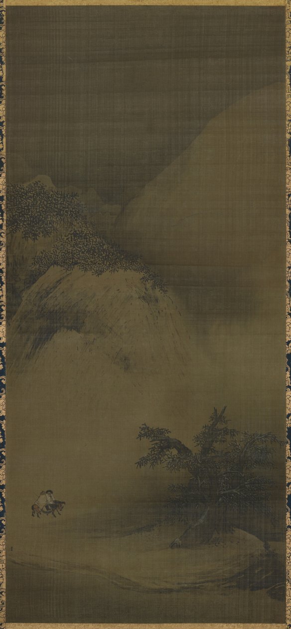 Snowy Landscape av Liang Kai