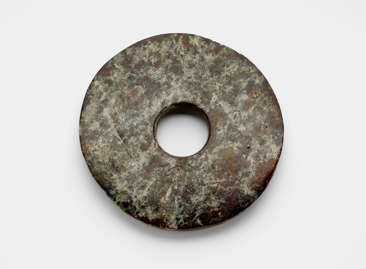 Disk, c.3300-2250 f.Kr av Liangzhu culture