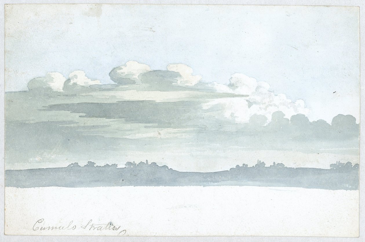 Molnstudie av Luke Howard, c 1808-1811 av Unbekannt Unbekannt