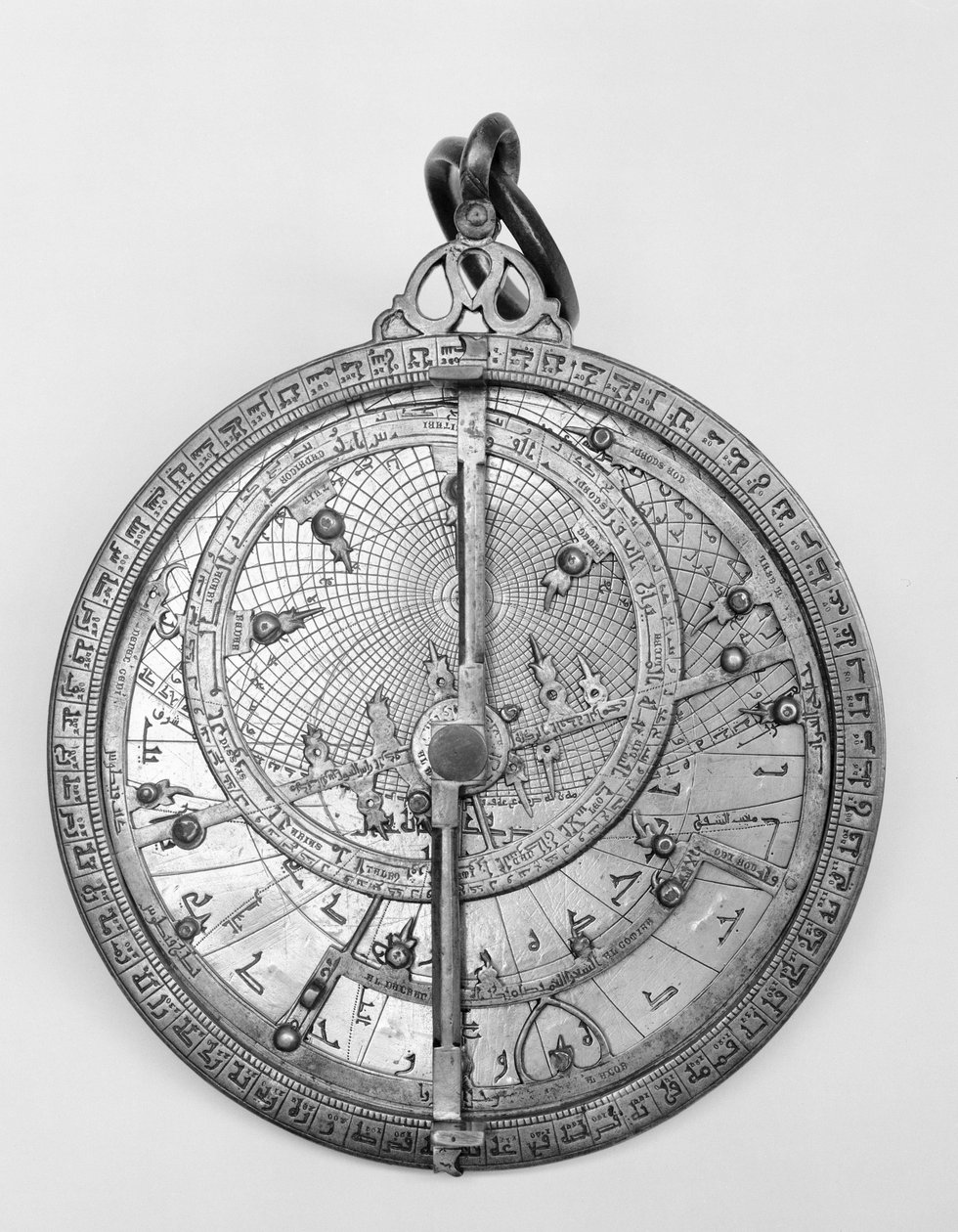 Islamisk planisfärisk astrolabium, ca 1650 av Unbekannt Unbekannt
