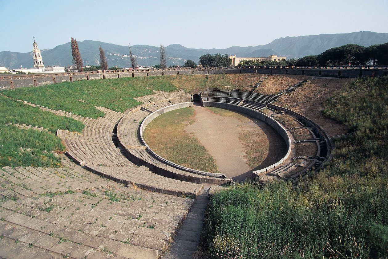 Italien, Campania Region, Pompei, amfiteater (foto) av Unbekannt Unbekannt