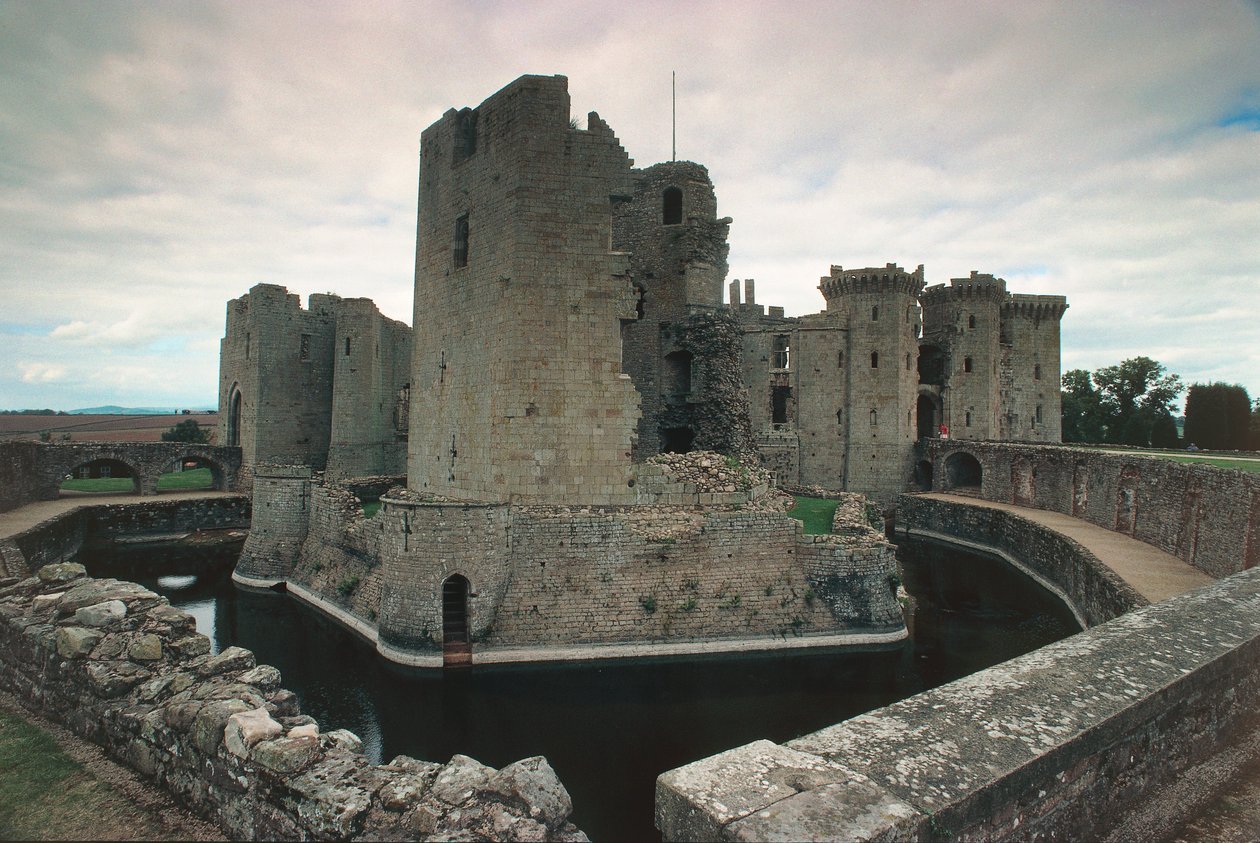 Raglan Castle, Monmouthshire, South Wales, Storbritannien (foto) av Unbekannt Unbekannt