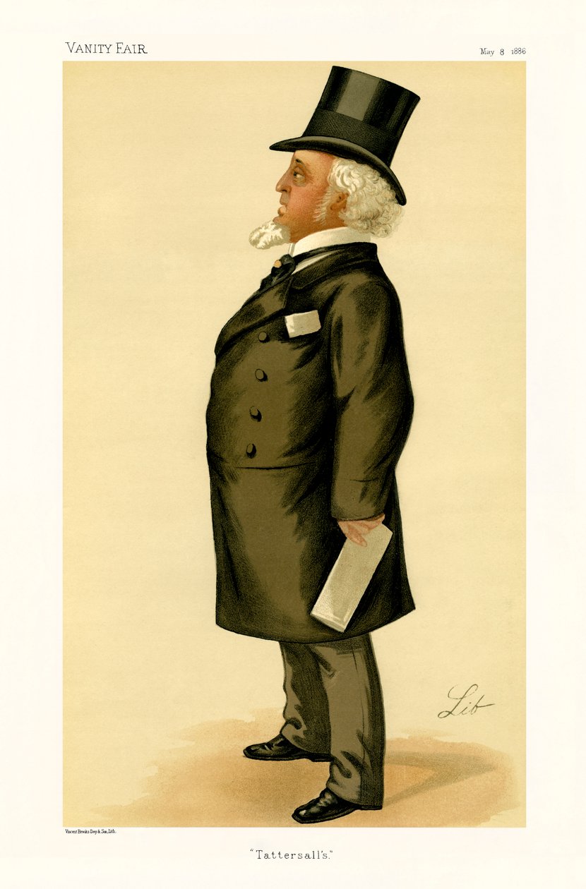 Edmund Tattersall - porträtt stående av Liborio Prosperi