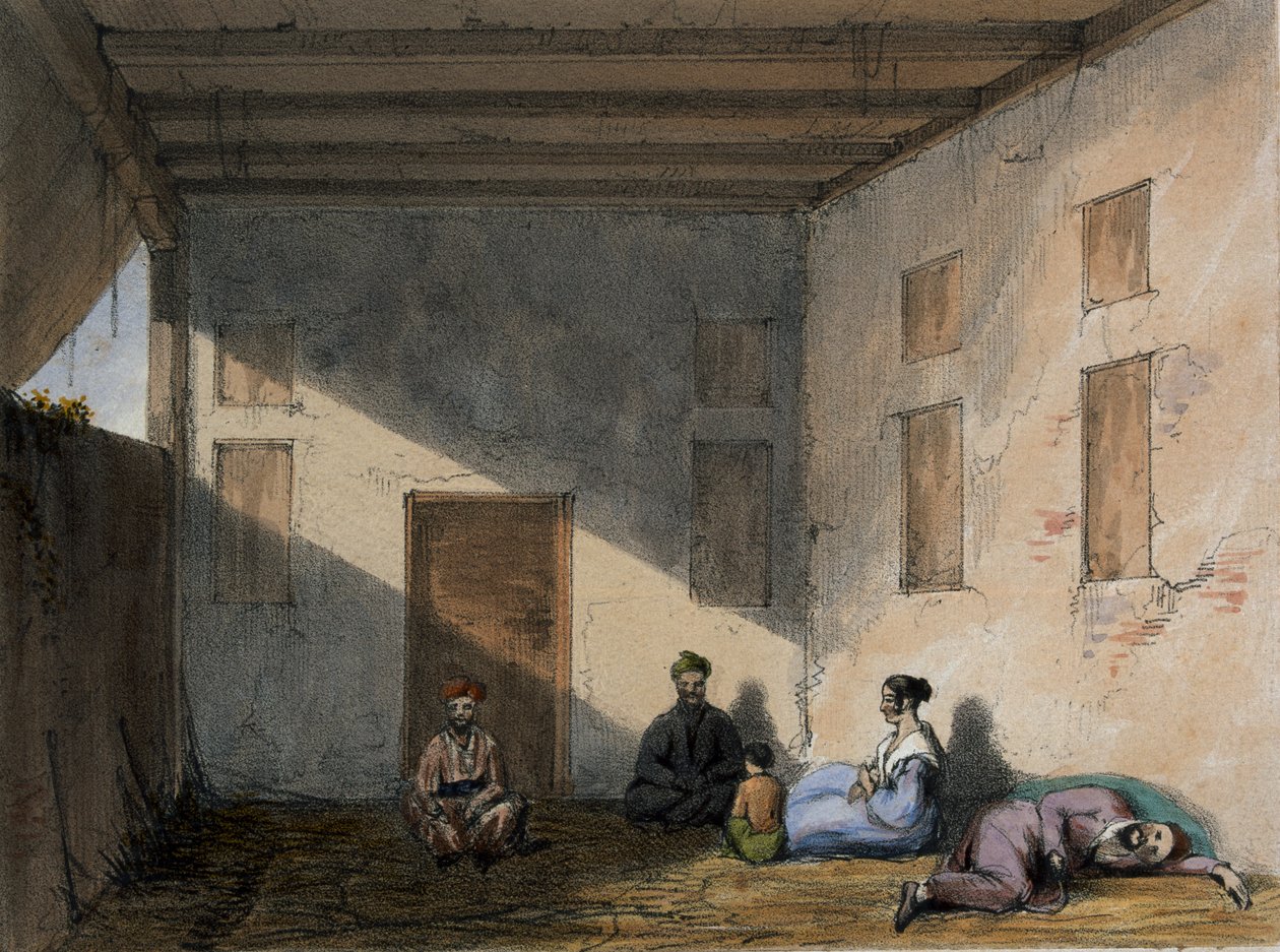 Fängelseplats, 1842 av Lieutenant Vincent Eyre