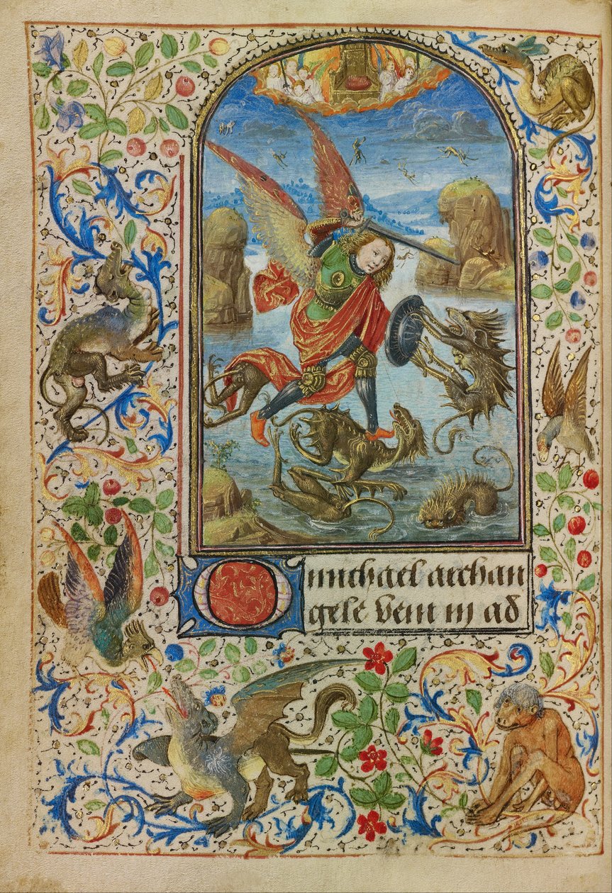 Saint Michael av Lieven van Lathem