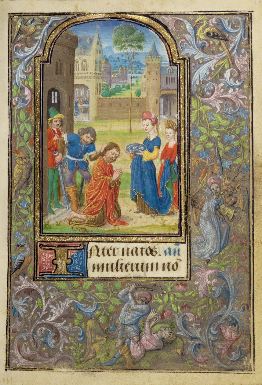 The Beheading of Saint John the Baptist av Lieven van Lathem