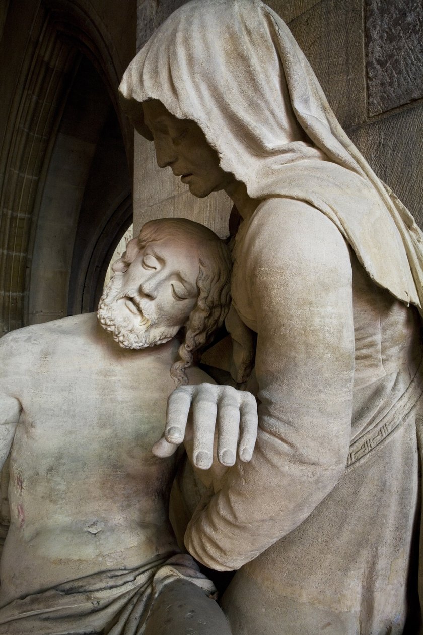 Pieta, detalj av Ligier Richier
