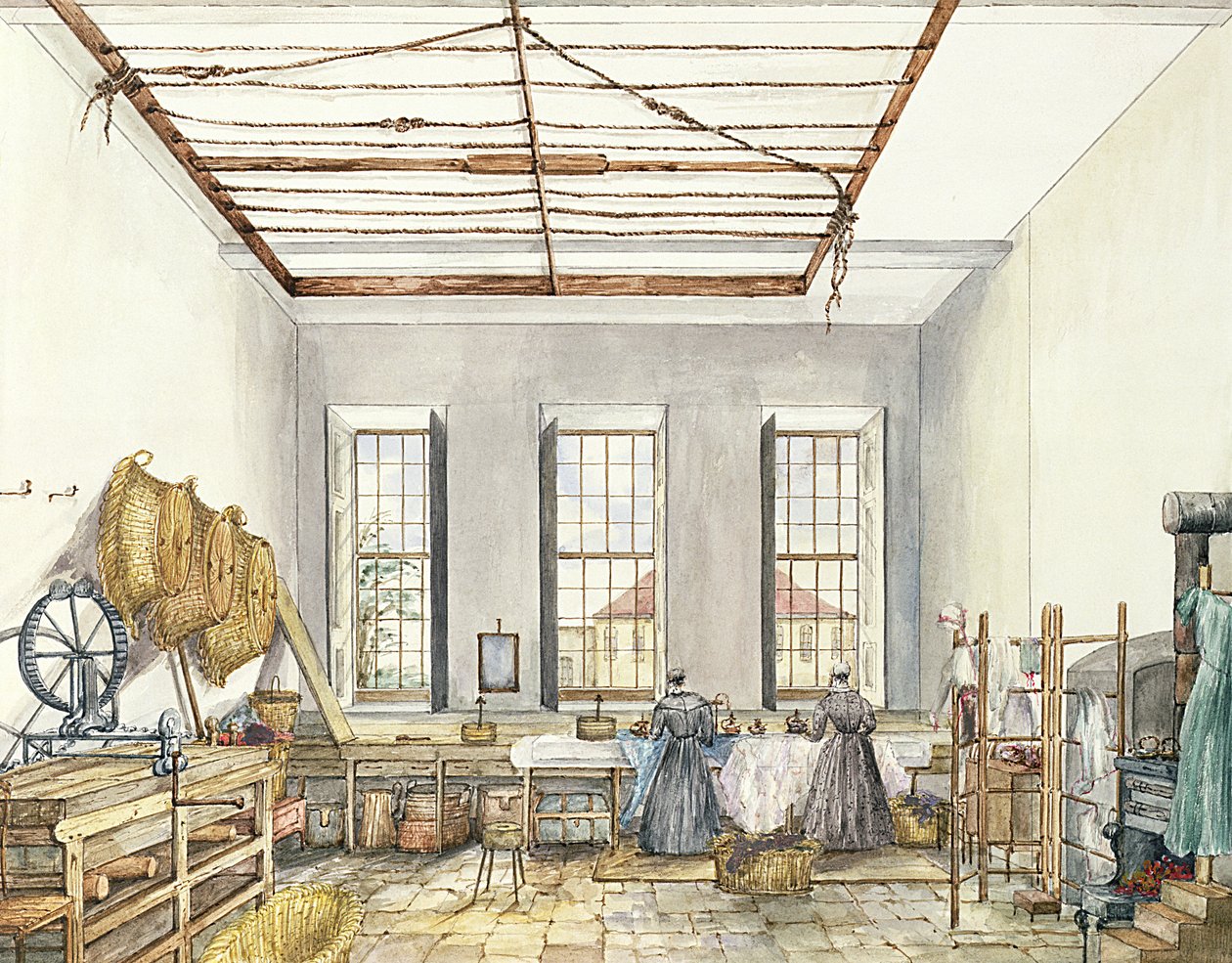 The Laundry at Aynhoe, 23 februari 1847 av Lili Cartwright