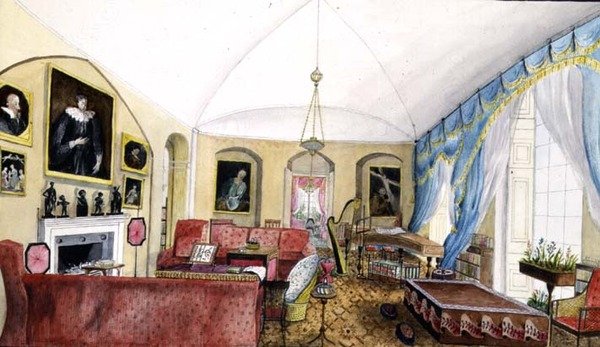 The Saloon, Aynhoe av Lili Cartwright