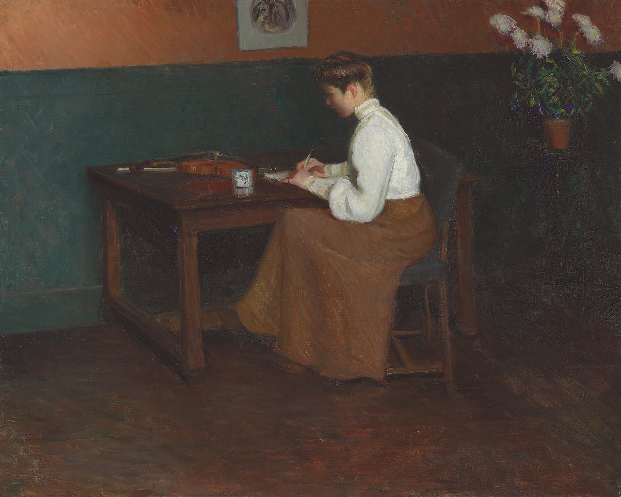 I studion (olja på duk) av Lilla Cabot Perry