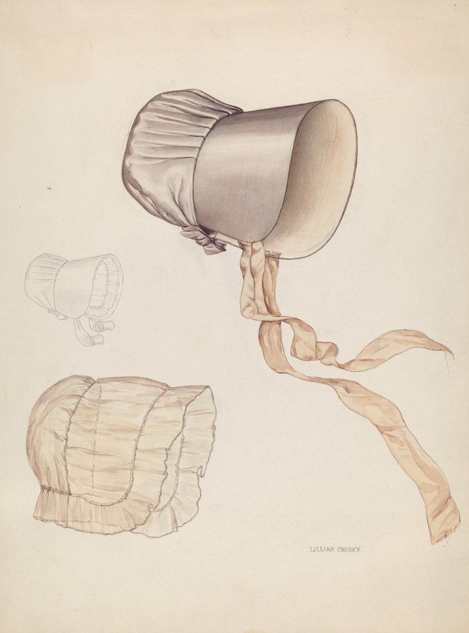 Quaker Bonnet, ca. 1937. av Lillian Causey