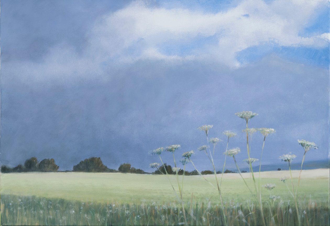 Cow Persilja, 2012 (akryl på duk) av Lincoln Seligman