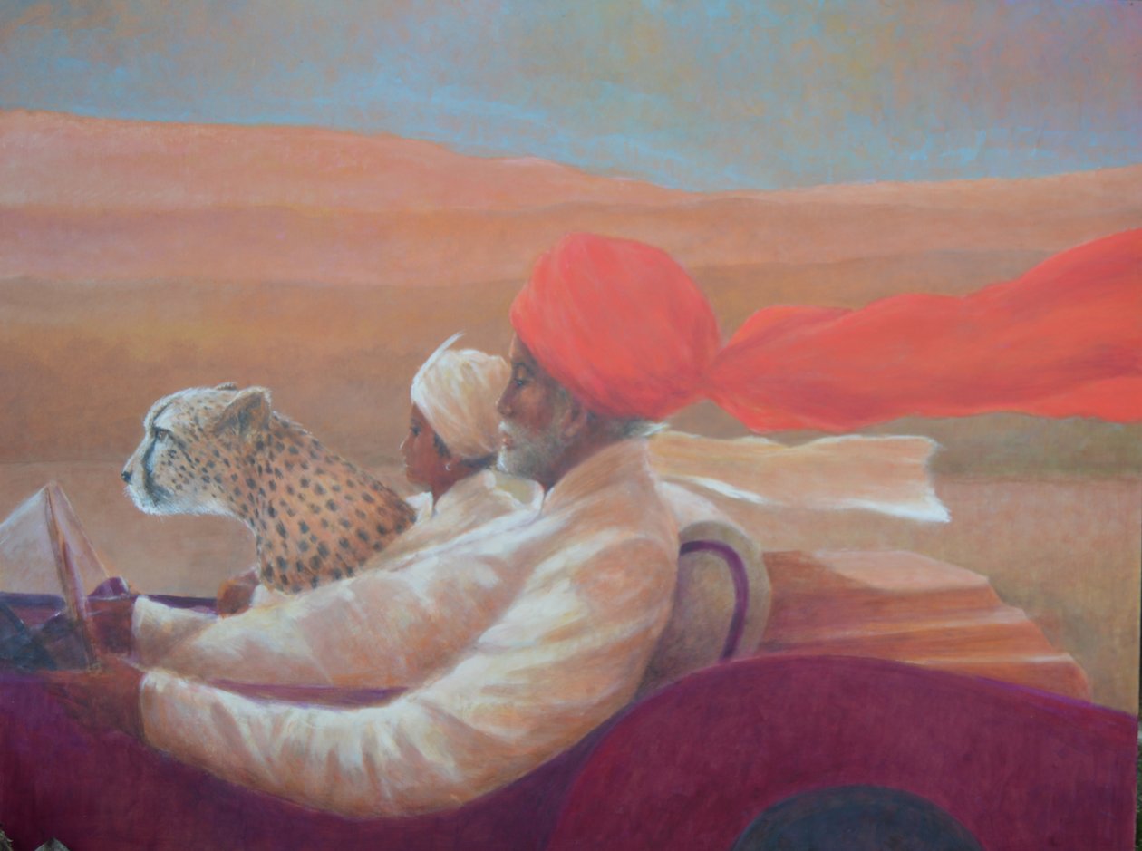 Maharaja, Boy och Cheetah 1 av Lincoln Seligman