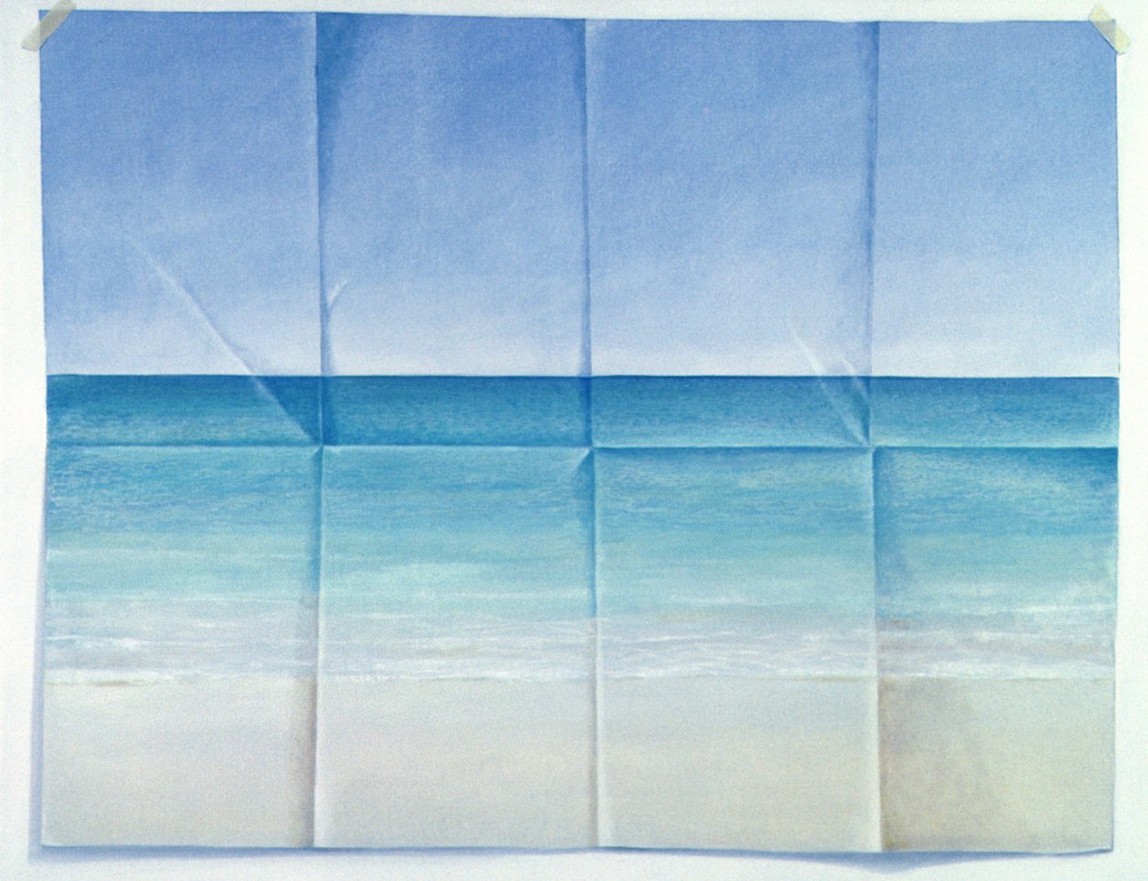 Seascape, 1984 (akryl på duk) av Lincoln Seligman