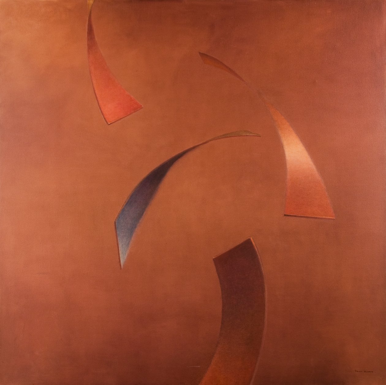 Centrifuge, 2010 (akryl på duk) av Lincoln Seligman