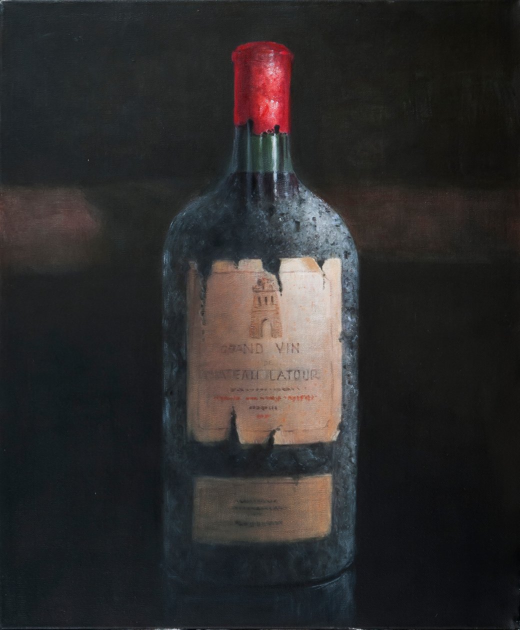 Chateau Latour, 2012 (akryl på duk) av Lincoln Seligman