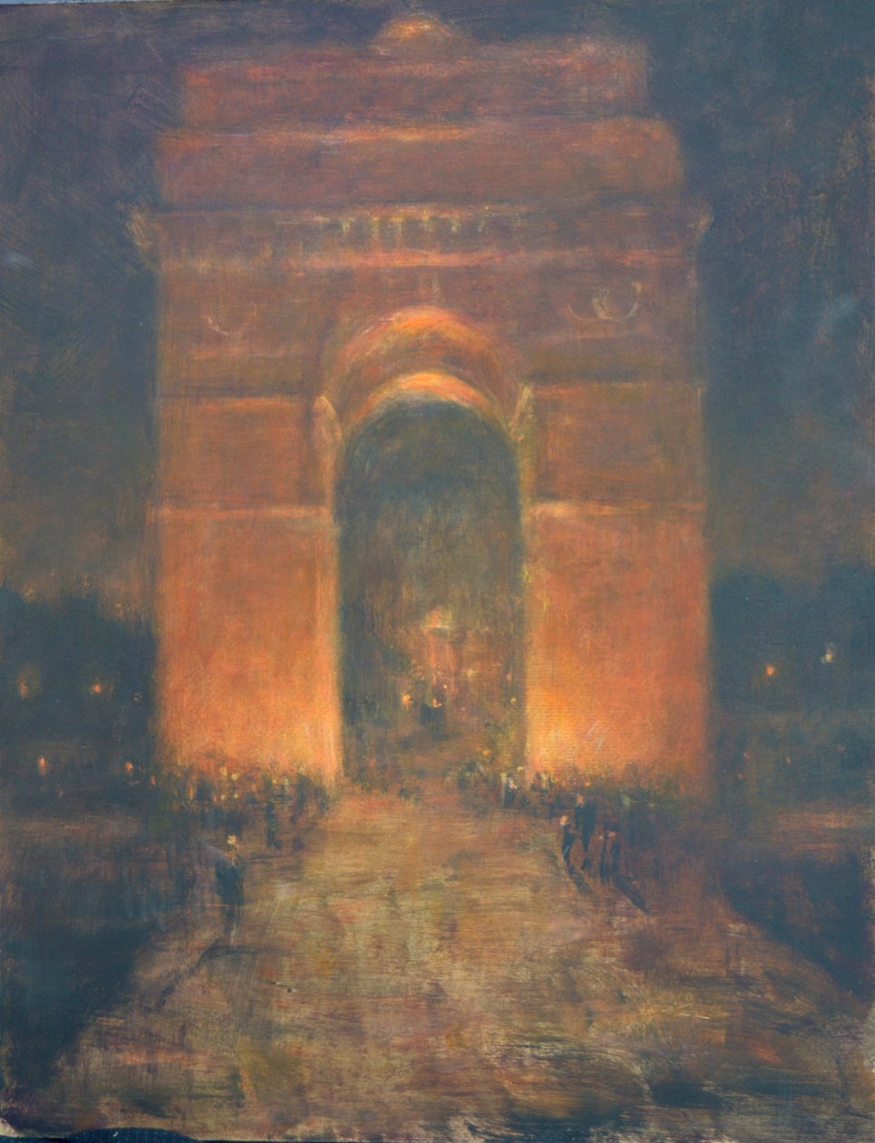India Gate av Lincoln Seligman