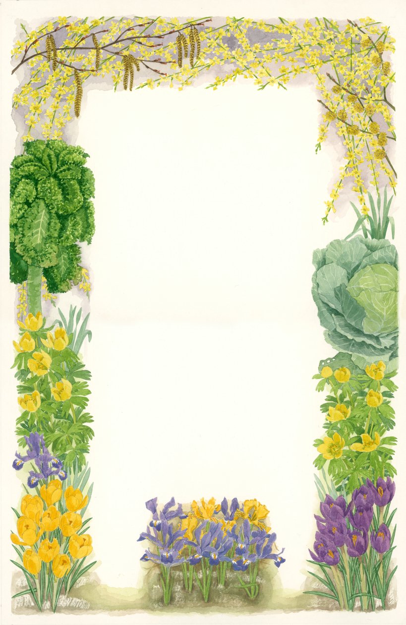 Februari 1993 (wc på papper) av Linda Benton