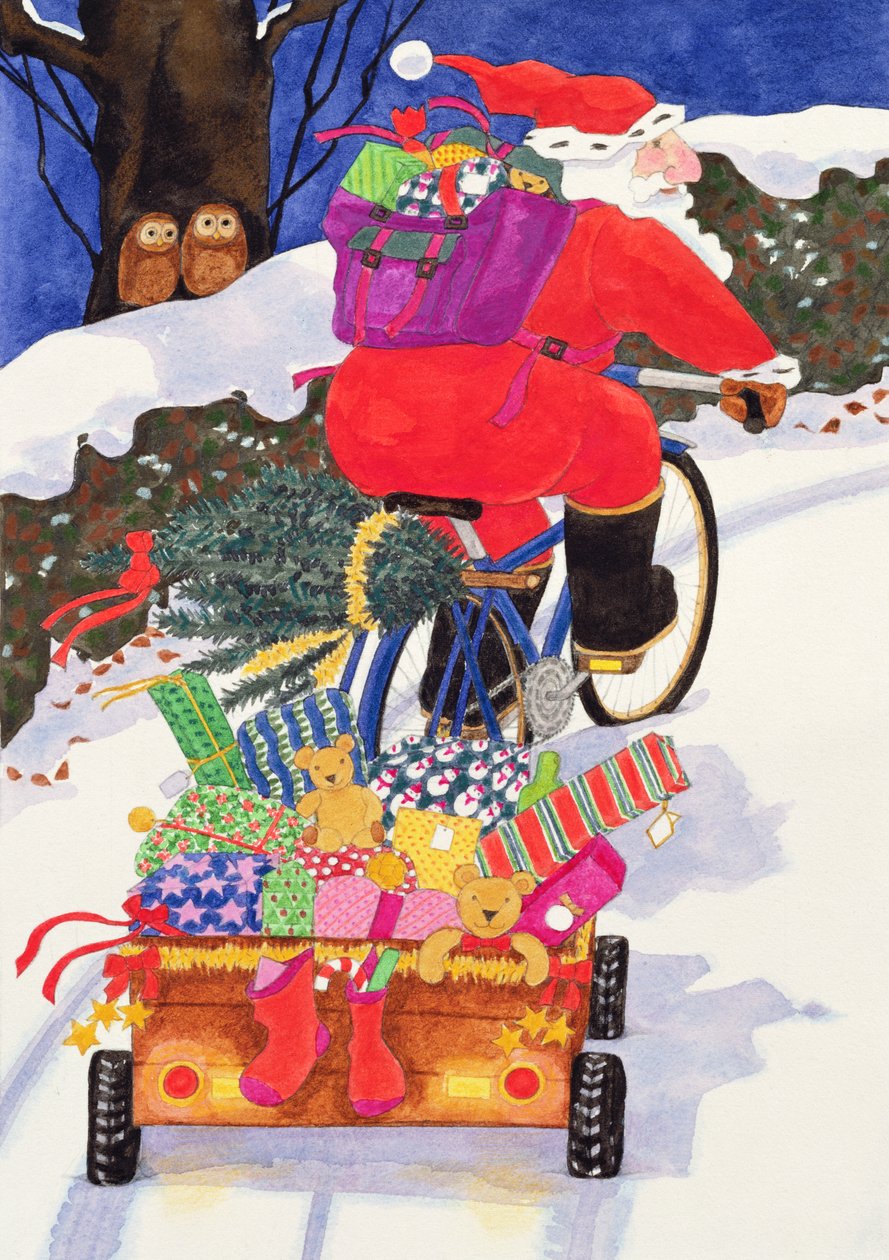 Tomtens cykel av Linda Benton