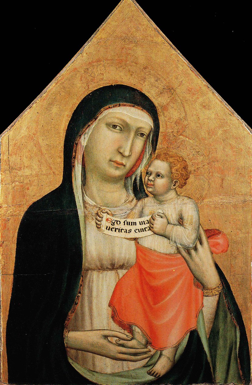 Madonna col bambino (1310-1320) av Lippo di Benivieni