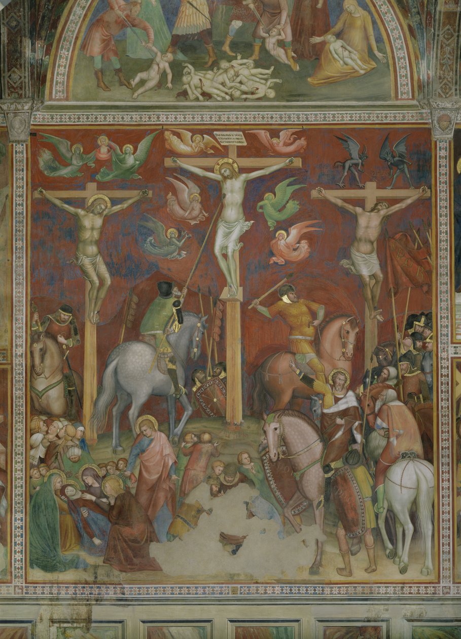 Korsfästelsen, c.1340 av Lippo Memmi