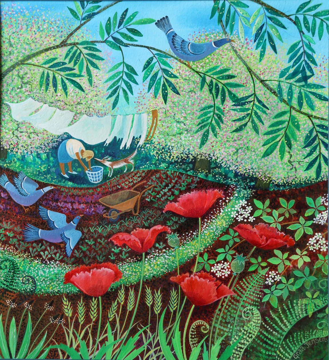 Wood Pigeons, 2019 av Lisa Graa Jensen