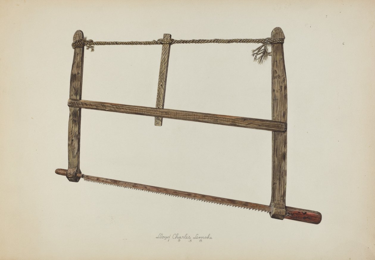 Coopersmith Saw, 1938. av Lloyd Charles Lemcke