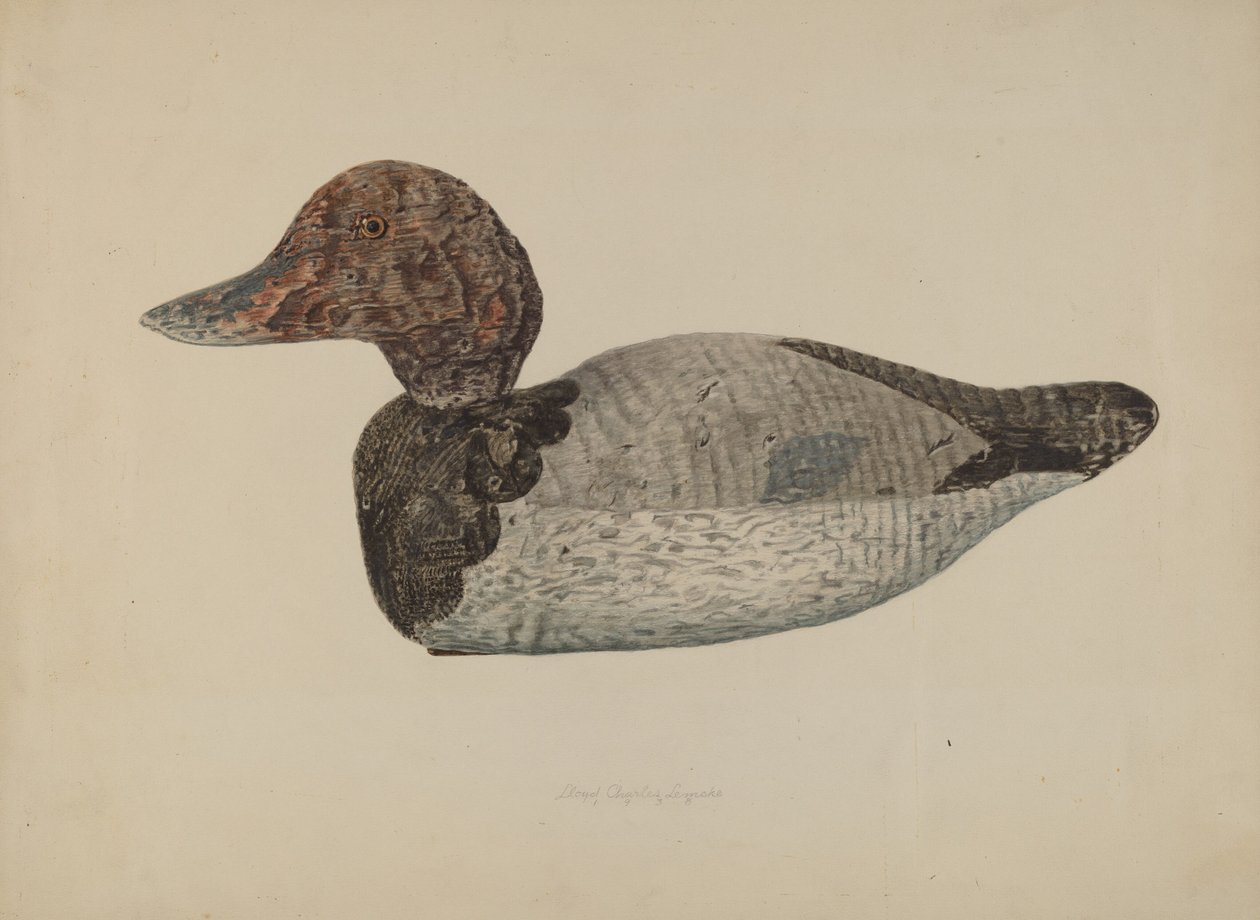Decoy Duck #1, 1938. av Lloyd Charles Lemcke