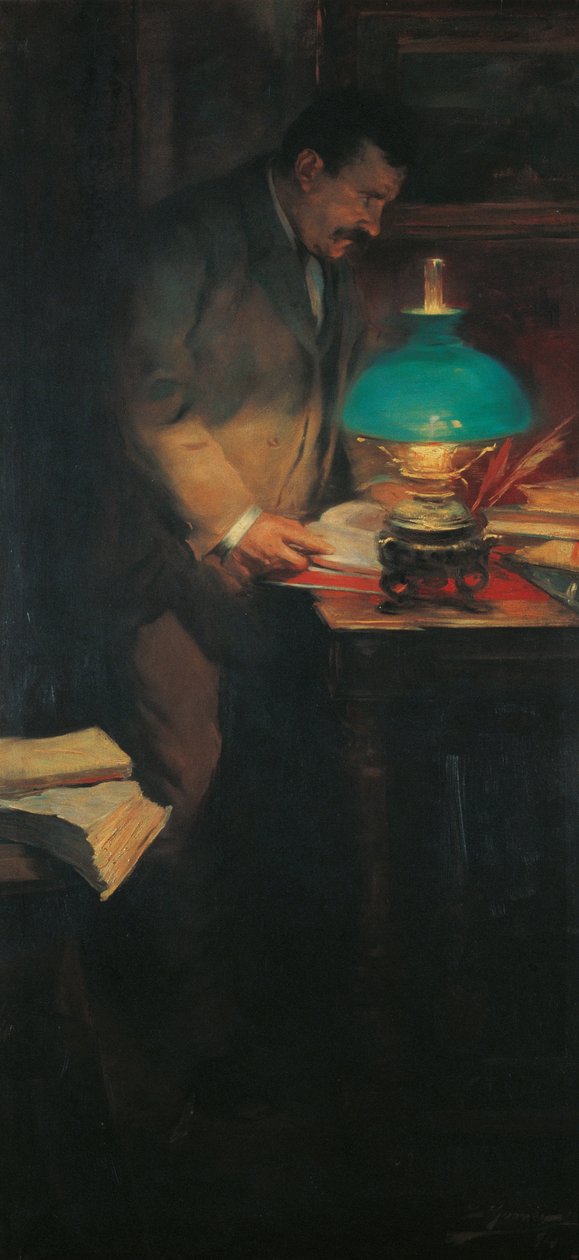 Portrait of the Art Critic and Writer Raimon Casellas av Lluís Graner