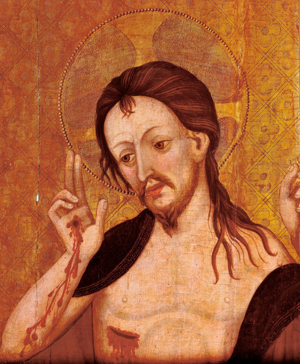 Uppståndelse, detalj, tidigt 1400-tal (tempera) av Lluís Borrassà