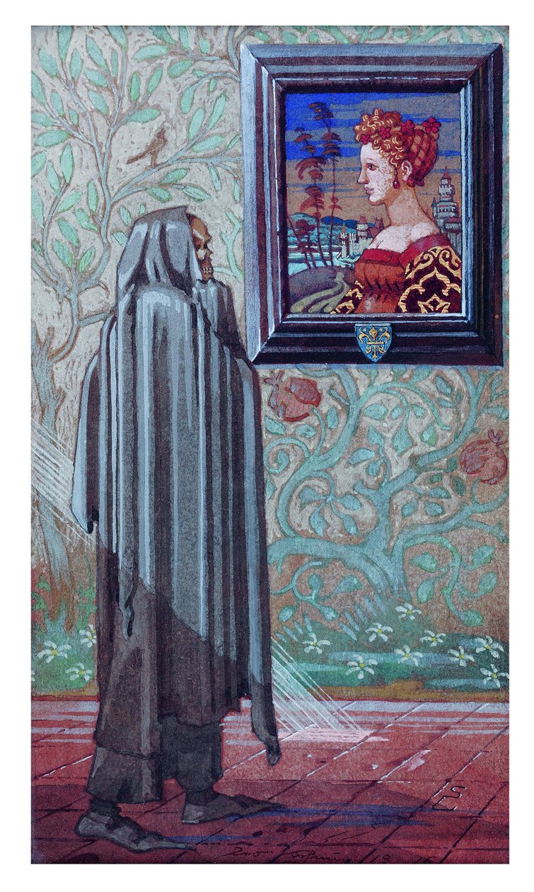 Flickan och döden, 1916. av Léo Schnug