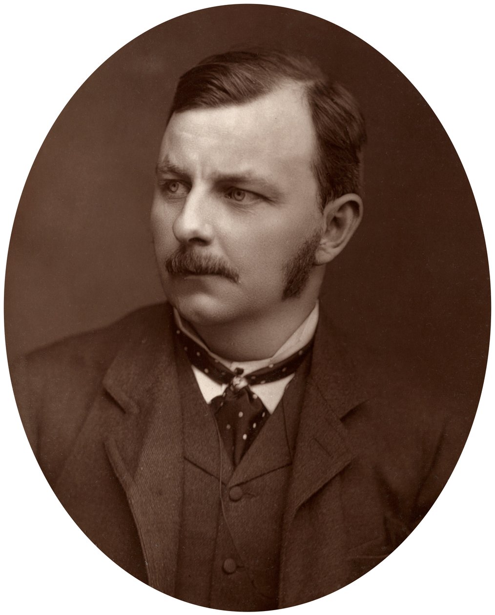 Frank Holl, ARA, engelsk målare, 1883. av Lock and Whitfield