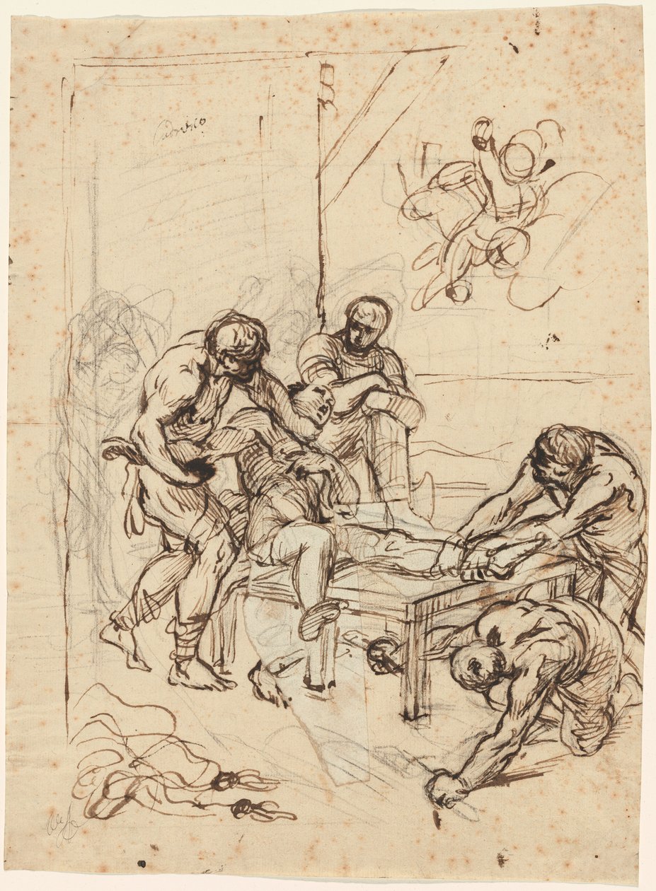 Saint Lawrences martyrskap av Lodovico Carracci