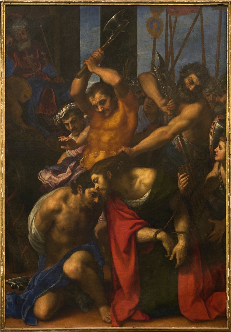 Sankt Jakobs och Josias martyrskap, 1605. av Lodovico Cigoli